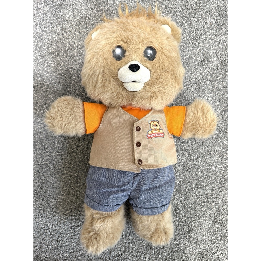 Teddy Ruxpin 2017 Animated Storytelling Bear Bluetooth LCD Eyes Tested/Works
